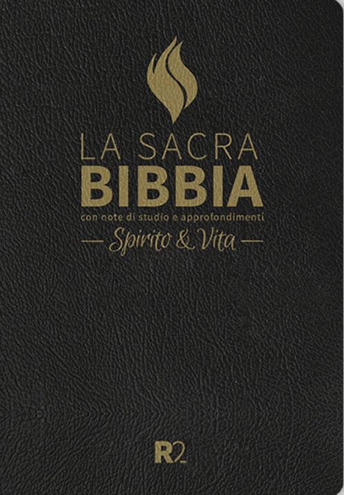 Bibbia R2. Spirito e vita. Ediz. pelle sintetica nera - copertina