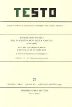 Saverio Bettinelli nel III centenario della nascita (1718-1808). Atti del convegno di studi, Mantova, 25-26 ottobre 2018