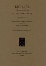 Lettere. Frammenti e testimonianze