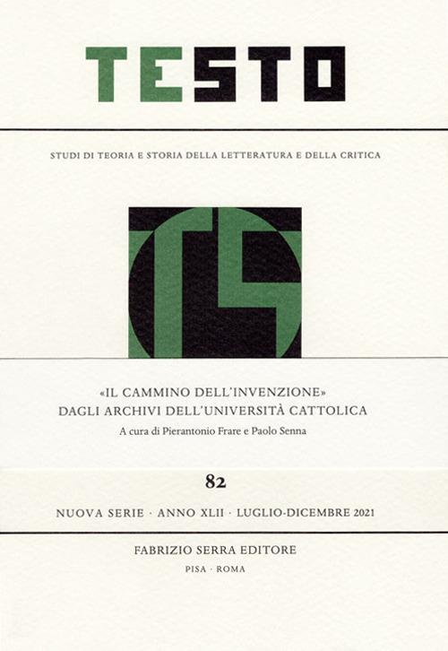 «Il cammino dell'invenzione» dagli archivi dell'Università Cattolica - copertina