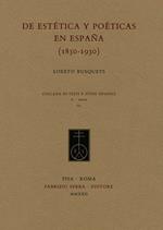 De estética y poéticas en España (1830-1930)