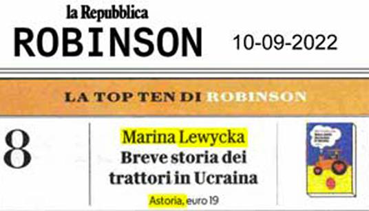 Breve storia dei trattori in Ucraina - Marina Lewycka - 3