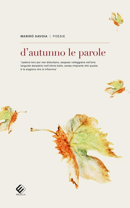 D'autunno le parole - Marirò Savoia - copertina