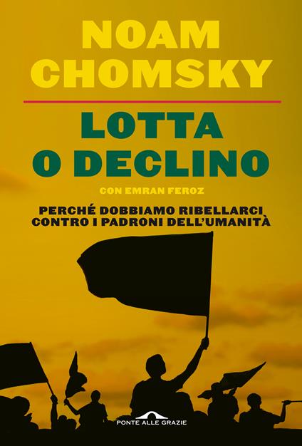 Lotta o declino. Perché dobbiamo ribellarci contro i padroni dell'umanità - Noam Chomsky,Emran Feroz - copertina