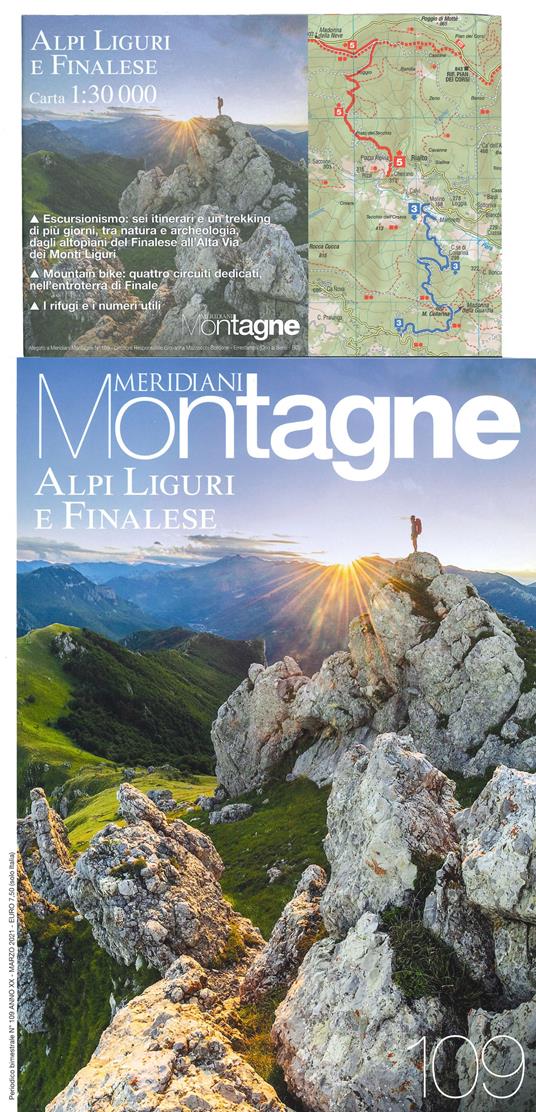 Alpi liguri e finalesi. Con Carta geografica ripiegata - copertina