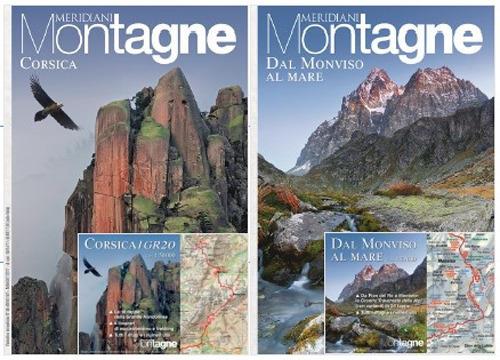 Corsica-Monviso al mare. Con Carta geografica ripiegata - copertina