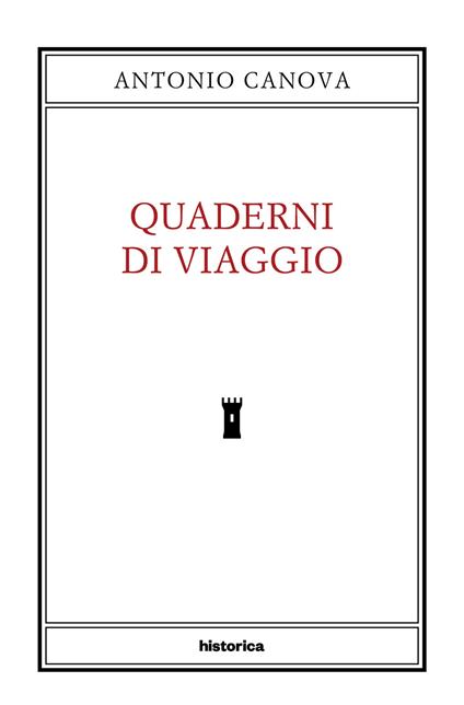 Quaderni di viaggio - Antonio Canova - copertina