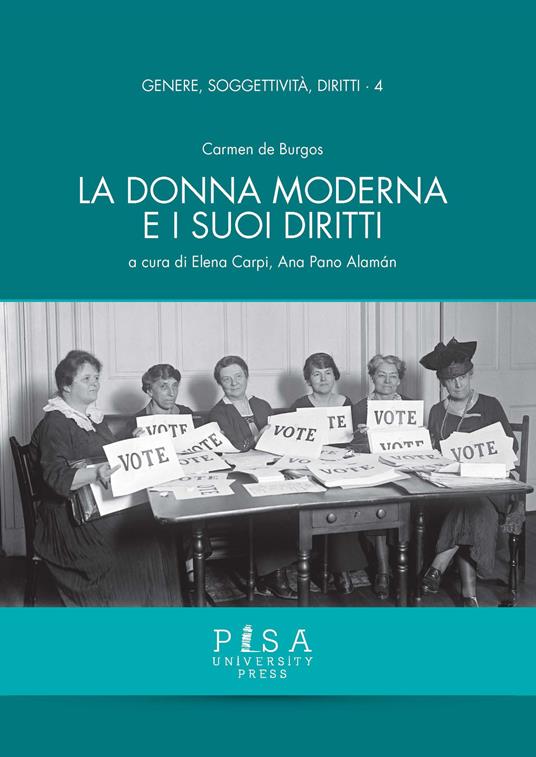 La donna moderna e i suoi diritti - Carmen de Burgos - copertina