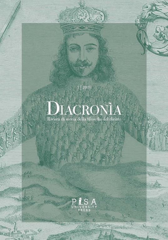 Diacronia. Rivista di storia della filosofia del diritto (2019). Vol. 1 - copertina