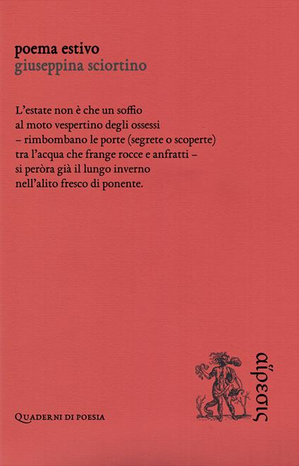 Poema estivo - Giuseppina Sciortino - copertina