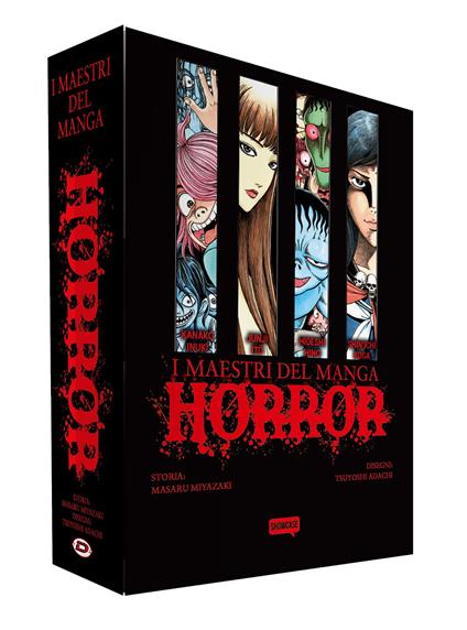 I maestri del manga horror. Cofanetto. Vol. 1-2 - Masaru Miyazaki,Tsuyoshi Adachi - copertina