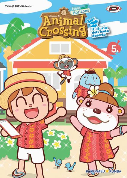 Animal Crossing: New Horizons. Il diario dell'isola deserta. Vol. 5 - Kokonasu Rumba - copertina