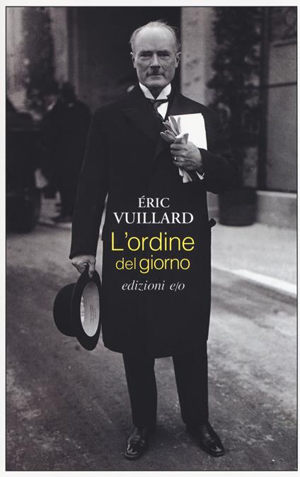 L'ordine del giorno - Éric Vuillard - copertina