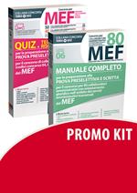 Kit Concorso per 80 collaboratori amministrativi MEF. Manuale completo-Concorso per 50-40-80 collaboratori amministrativi MEF. Quiz e tecniche di risoluzione per la preparazione alla prova preselettiva per il concorso di collaboratori amministrativi con orientamento giuridico (codici concorso 04, 05