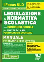 Normativa scolastica per il Concorso Scuola. Manuale per tutte le classi