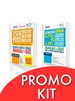 Kit concorso RIPAM 2736 (ex 2133) Funzionari amministrativi 2021. Manuale completo per la prova scritta-5000 quiz di logica RIPAM-Concorso 2133 funzionari amministrativi RIPAM: Manuale + quiz per la prova preselettiva. Nuova ediz.