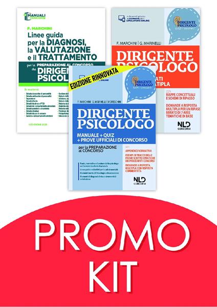 Dirigente psicologo. Quiz commentati a risposta multipla per la preparazione al concorso. Con espansione online - Francesco Marchini,Giorgia Marinelli - copertina