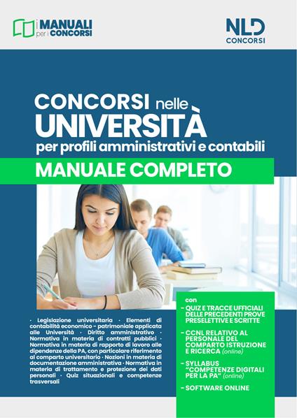 Concorsi nelle Università. Profili amministrativi e contabili. Manuale completo. Con software di simulazione - copertina