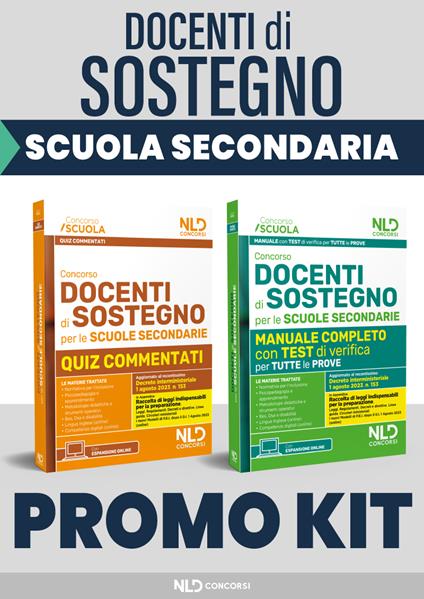 Concorso Docenti di Sostegno per le scuole secondarie - Manuale