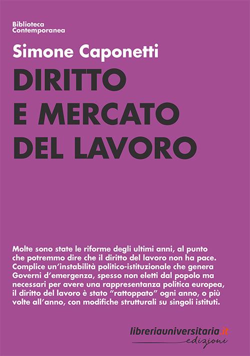 Diritto e mercato del lavoro - Simone Caponetti - copertina