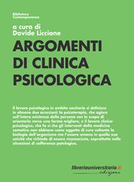 Argomenti di clinica psicologica