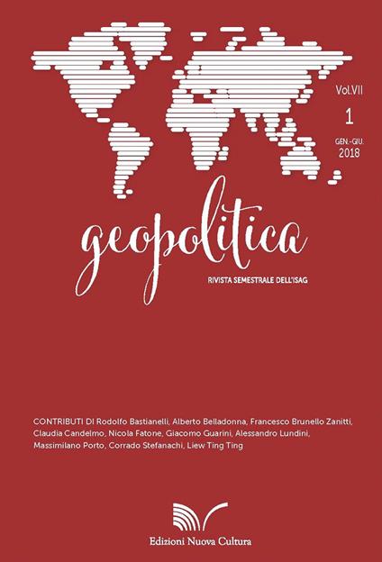 Geopolitica (2018). Vol. 1 - Tiberio Graziani - copertina