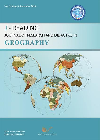 J-Reading. Journal of research and didactics in geography (2019). Vol. 2 - Gino De Vecchis - copertina