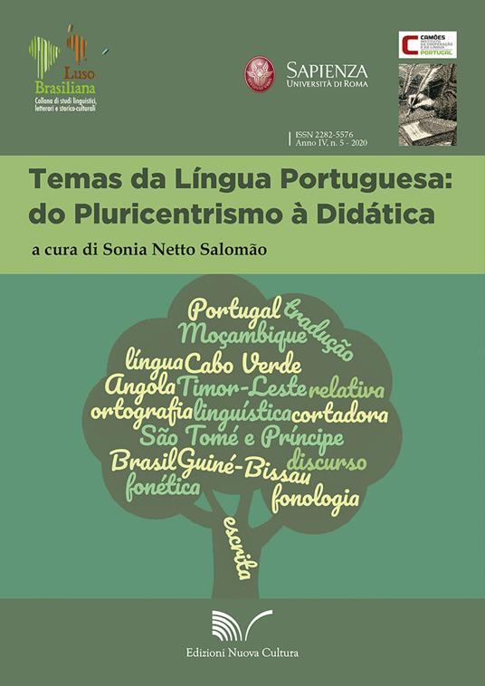 Temas da língua portuguesa: do pluricentrismo à didática - copertina