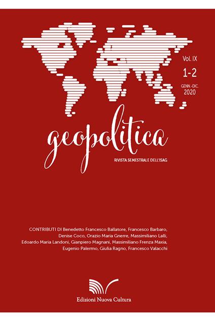 Geopolitica (2020). Vol. 1-2 - Matteo Marconi - copertina