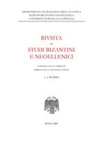 Rivista di studi bizantini e neoellenici. Ediz. anastatica (2001). Vol. 38