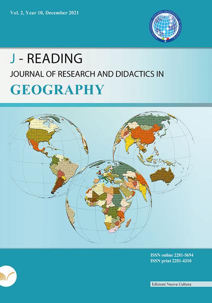 J-Reading. Journal of research and didactics in geography (2021). Vol. 2 - Gino De Vecchis - copertina