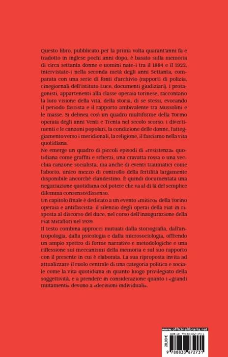 Torino operaia e fascismo. Una storia orale - Luisa Passerini - 11