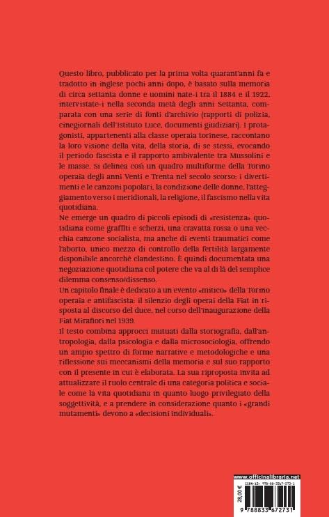 Torino operaia e fascismo. Una storia orale - Luisa Passerini - 11