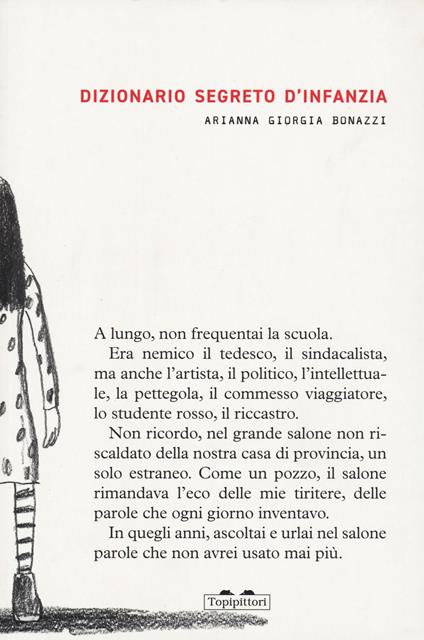 Dizionario segreto d'infanzia - Arianna Giorgia Bonazzi - copertina
