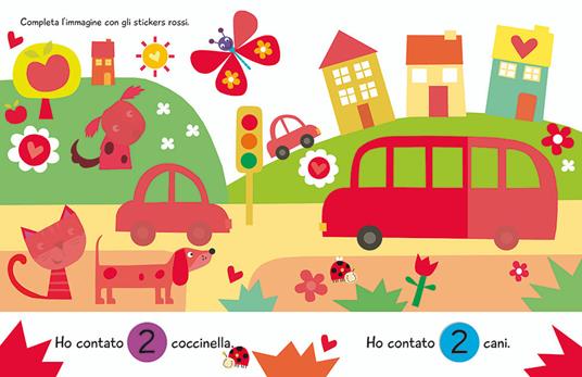 Colori. Grandi stickers. Con adesivi - Elizabeth Golding - 3