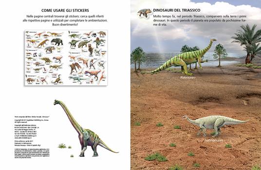 I dinosauri. Con adesivi. Ediz. illustrata – Giochi e Prodotti per