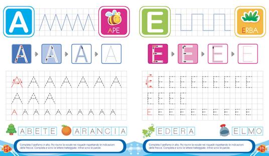 Gioca e impara prima della scuola. Giochi, grafismi, lettere, numeri - Roberta Fanti - 5