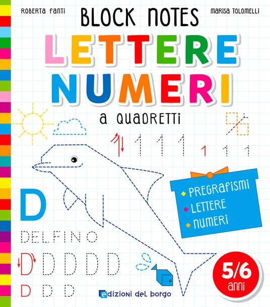 Block notes. Lettere e numeri - Libro - Edizioni del Borgo 