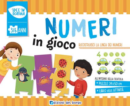 Numeri in gioco. Ediz. a colori. Con puzzle autocorrettivo - Roberta Fanti - copertina