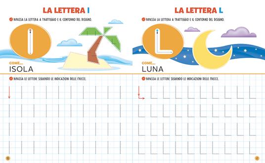 Lettere facili. Con pennarello cancellabile - Roberta Fanti - Libro -  Edizioni del Borgo - Primi quaderni