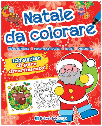 Natale da colorare. Ediz. a colori - copertina