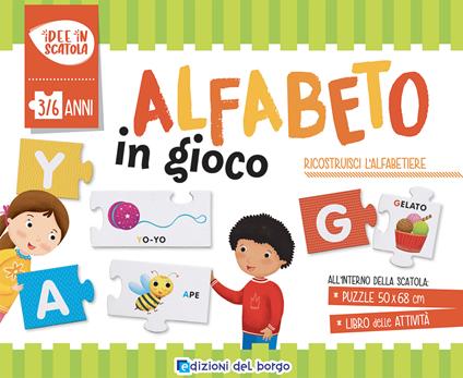 L'alfabeto in gioco. Idee in scatola. Con puzzle - Benedetta Nigelli - copertina