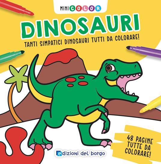 Dinosauri. Minicolor. Ediz. a colori - Ilaria Ambrosini - copertina