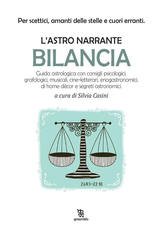 Bilancia. L'astro narrante - copertina