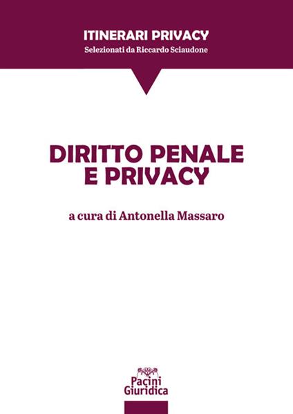 Diritto penale e privacy - copertina