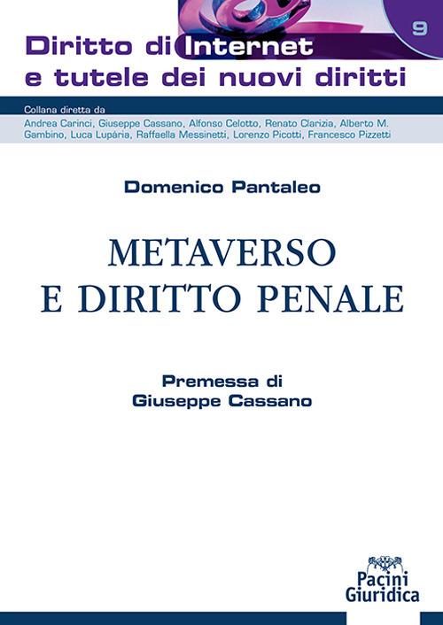 Metaverso e diritto penale - Domenico Pantaleo - copertina