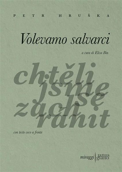 Volevamo salvarci - Petr Hruska,Elisa Bin - ebook