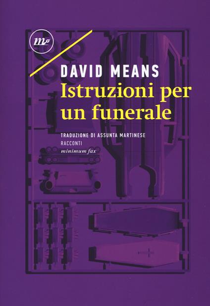 Istruzioni per un funerale - David Means - copertina