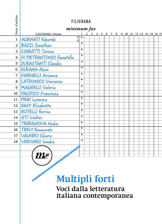 Multipli forti. Voci dalla letteratura italiana contemporanea - Edoardo Albinati,Jonathan Bazzi,Teresa Ciabatti,Donatella Di Pietrantonio - ebook