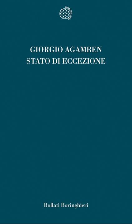 Lo stato di eccezione. Homo sacer. Vol. II/1 - Giorgio Agamben - copertina